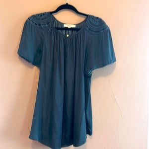 Women’s Loft top. Size 18. Grayish/blue